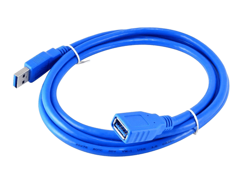 2 Meter USB 3 3.0 Male to Female extension cable cord 2M lead - techexpress nz