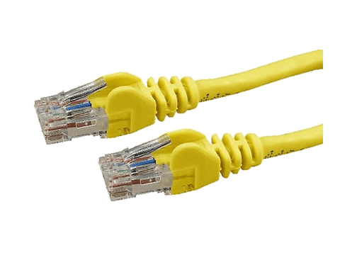 2 Meter Cat 6 Yellow Computer Network Patch Cable 2M UTP Cat6 Cord Lead - techexpress nz