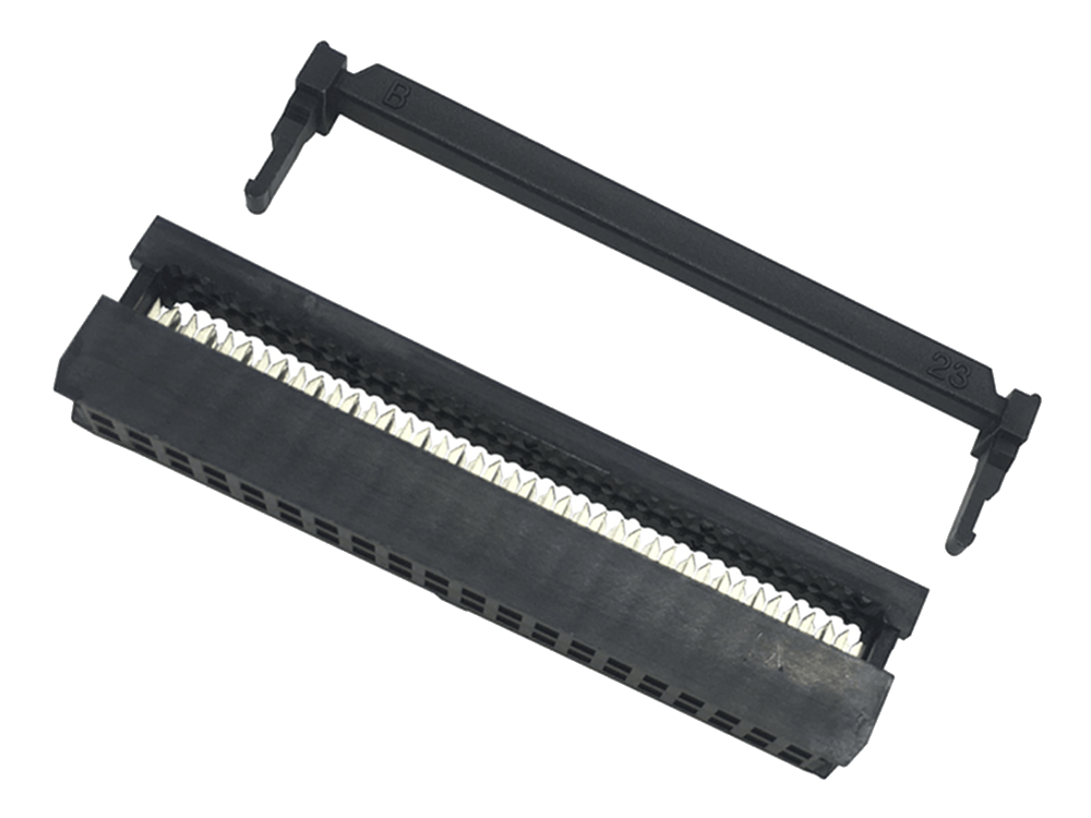 40 Way 40 Pin Dual Row IDC Female Line Socket Flat Ribbon Cable Header Connector - techexpress nz