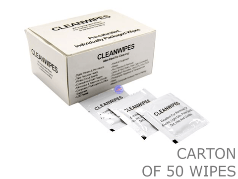 50 PC Carton of Isopropyl Alcohol Saturated Clean Wipes 99% IPA Cleanwipes - techexpress nz
