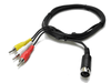 Atari 65XE 800XL composite Audio Video RCA AV cable TV lead - techexpress nz