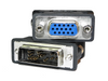 Male DVI plug to Female VGA socket adapter cable cord lead converter