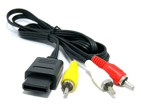 Nintendo GameCube 64 N64 Super Nintendo SNES AV audio video cable cord lead - techexpress nz