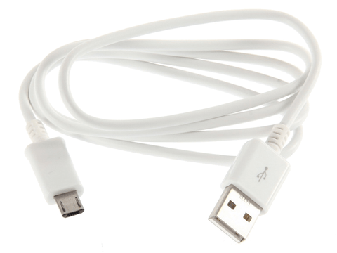 White Micro USB phone charging charger data sync cable cord lead for SAMSUNG - techexpress nz