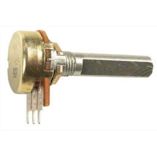 50k Ohm Logarithmic (A) Single Gang 16mm Potentiometer - techexpress nz
