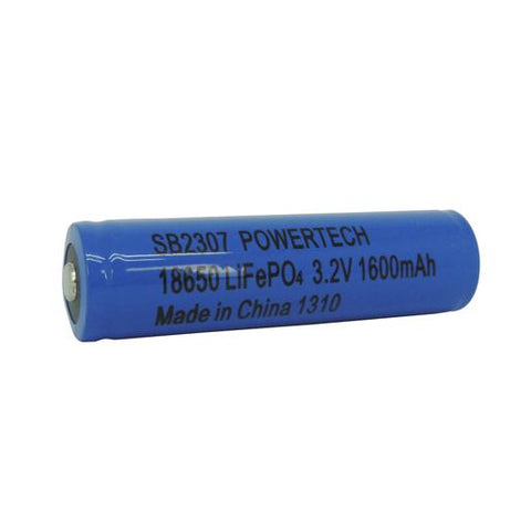 18650 LiFePO4 Battery 1600mAh 3.2V - techexpress nz