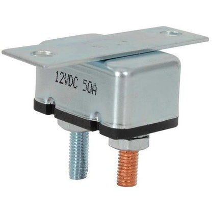 Chassis Mount Autoreset Circuit Breaker 50A 12VDC - techexpress nz