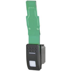 SPDT Dual Illuminated Rocker Switch with Labels and Interchangeable Covers - White - techexpress nz