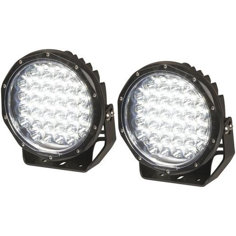 7900 Lumen 9 Inch Solid LED Driving Light, Sold as Pair - techexpress nz
