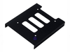 Black Steel Metal 2.5" to 3.5" SSD HDD Hard Disk Disk Bracket and Screw Kit - techexpress nz