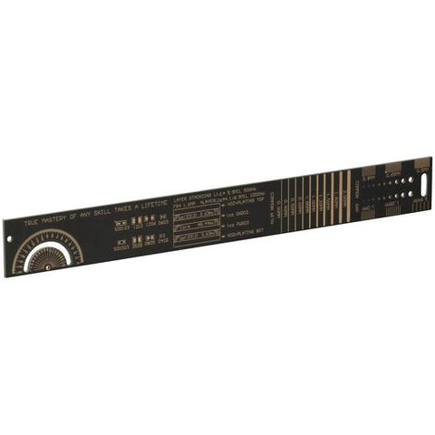 Engineers Ruler - 25cm with Scale - techexpress nz