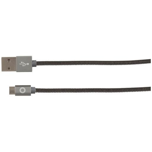 USB A to Type-C Armoured USB Cable - techexpress nz