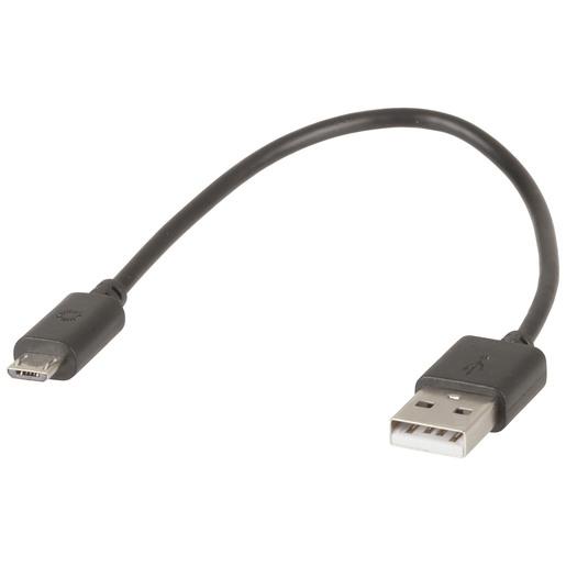 USB A to USB Micro B Cable 150mm - techexpress nz