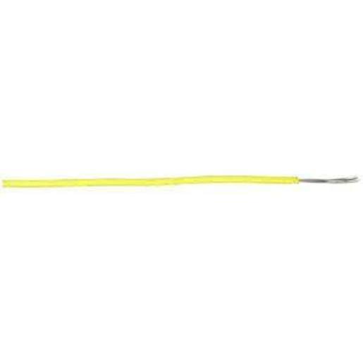 Yellow Flexible Light Duty Hook-up Wire - Sold per metre - techexpress nz