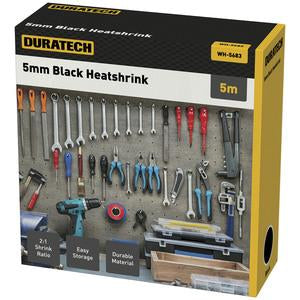2:1 5mm Heatshrink Tubing 5m Black - techexpress nz