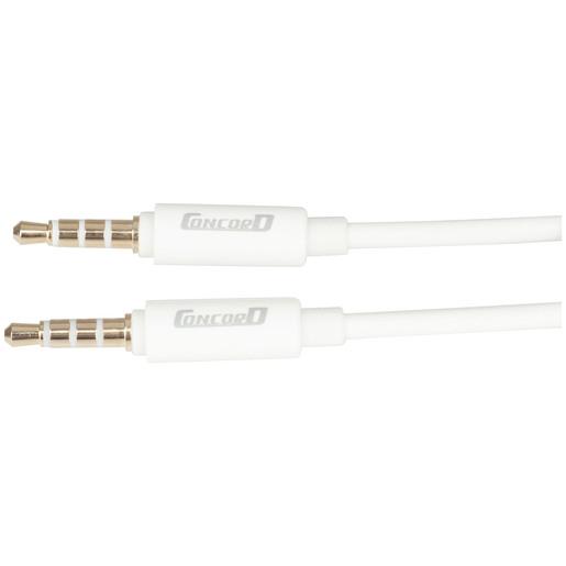 3.5mm 4 Pole Plug to 3.5mm 4 Pole Plug AV Cable - 2m - techexpress nz
