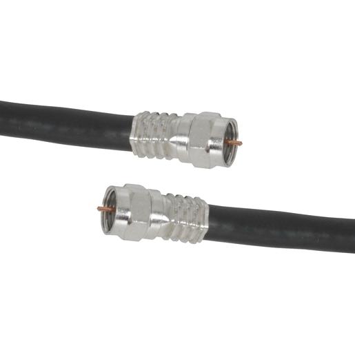 10m High Quality RG6 Quad Shield Cable with Crimped Connectors - techexpress nz