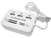 Memory Card Reader with built-in 3 Port USB 2.0 Hub - techexpress nz