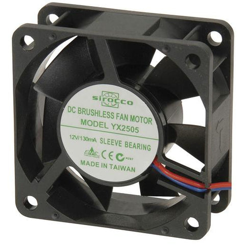 60mm 12VDC Cooling Fan - techexpress nz