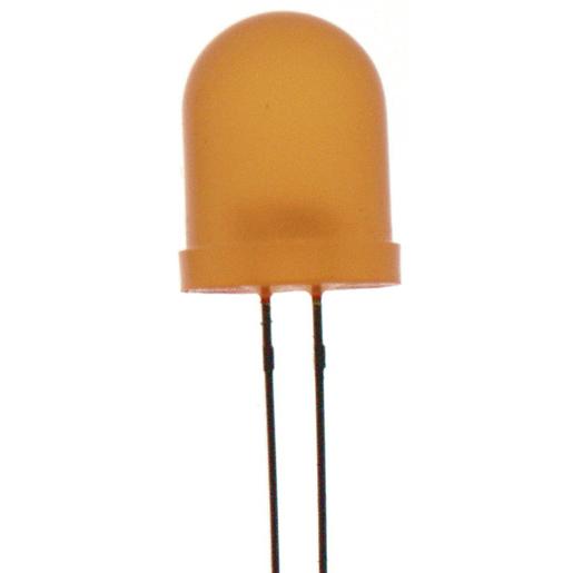 Orange 3mm LED 40mcd Round Diffused - techexpress nz