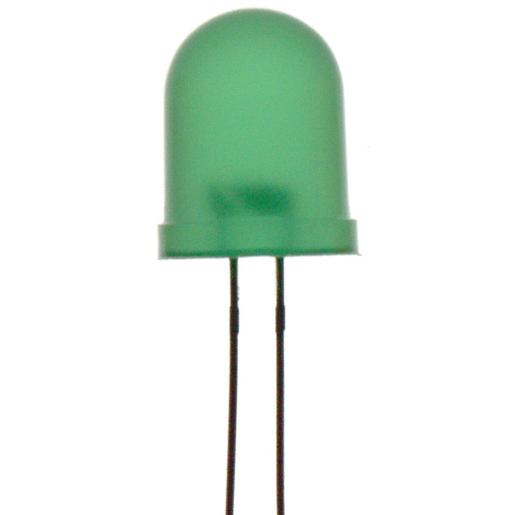 Green 3mm LED 40mcd Round Diffused - techexpress nz