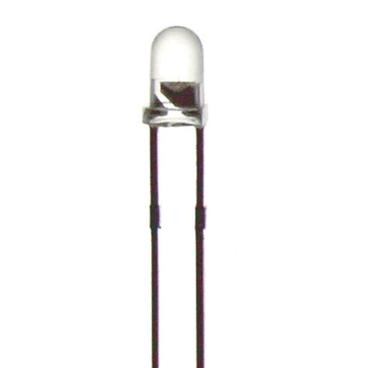 White 3mm LED 15000mcd Round Clear - techexpress nz