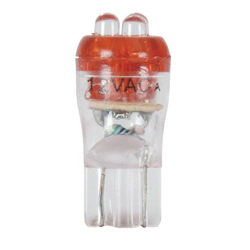 T10 Wedge Replacement LED QUAD Globe (Red) - techexpress nz