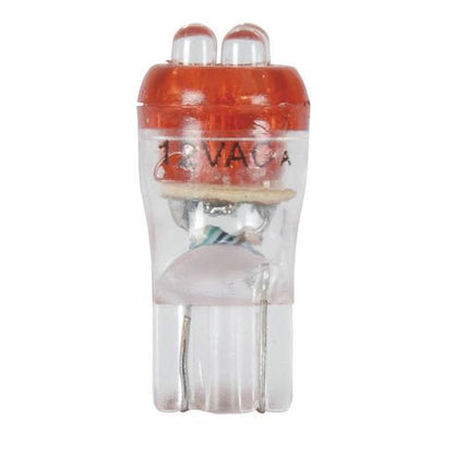 T10 Wedge Replacement LED QUAD Globe (Red) - techexpress nz