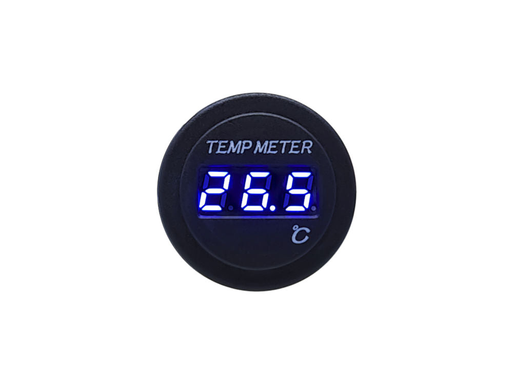 Blue LED Display Thermometer with 3mtr External Sensor