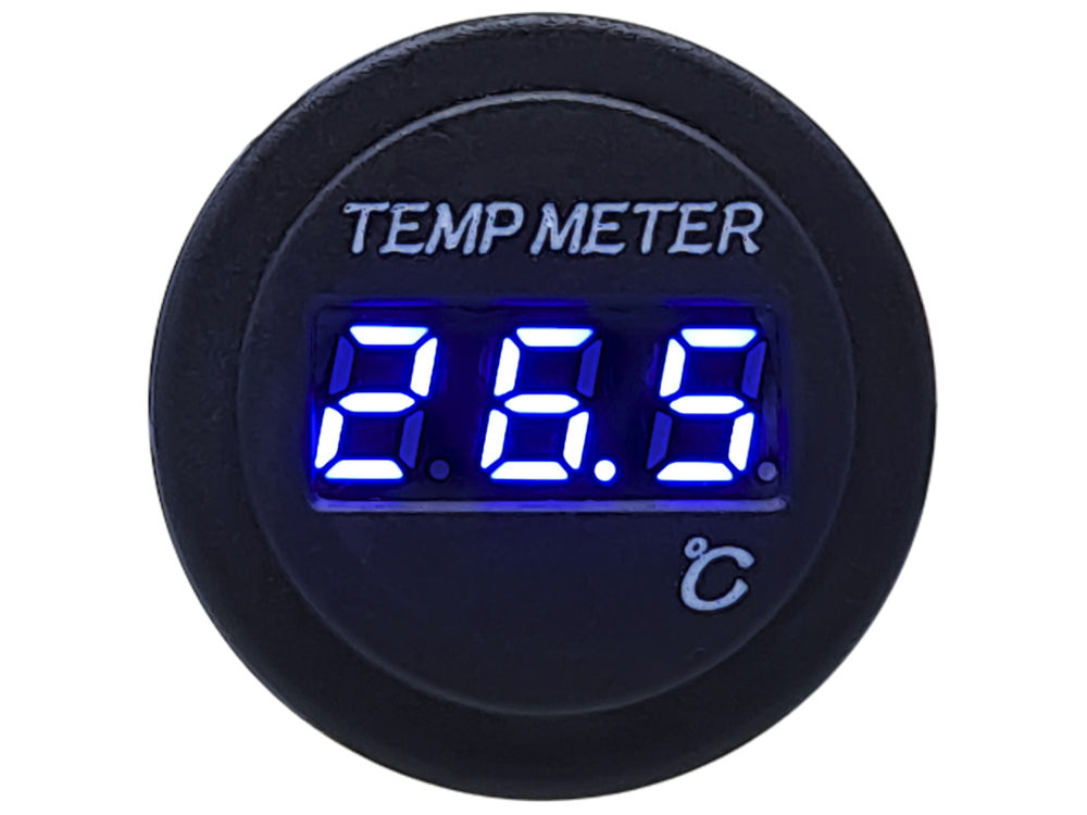 Blue LED Display Thermometer with 3mtr External Sensor