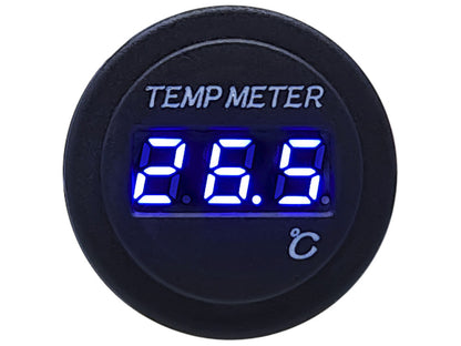 Blue LED Display Thermometer with 3mtr External Sensor