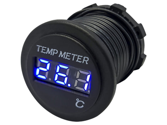 Blue LED Display Thermometer with 3mtr External Sensor
