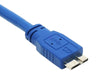 1 Meter Blue USB 3.0 Type-A Male USB to Micro-B SuperSpeed USB Cable 1M Lead