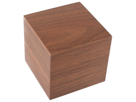 Cube of Wood Style LED Digital Alarm Clock