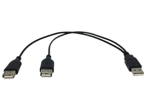 Dual USB Charge Cable - 30cm