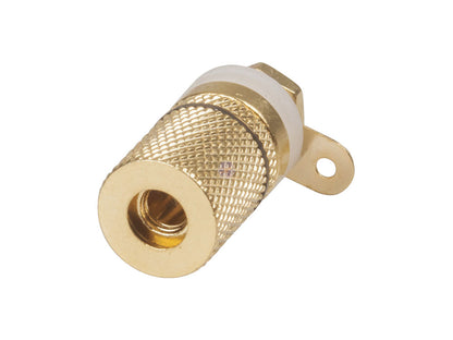 Gold Banana Socket Binding Post - Black