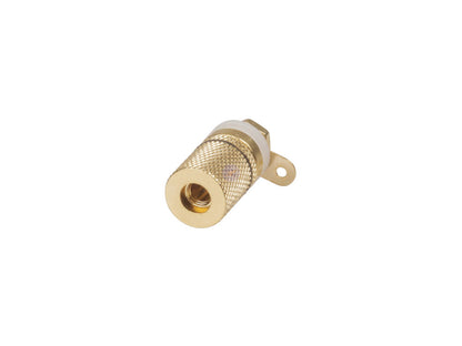 Gold Banana Socket Binding Post - Black