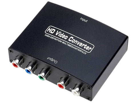 HDMI to YPbPr Component RGB Video and Stereo Audio Red Green Blue RCA Converter