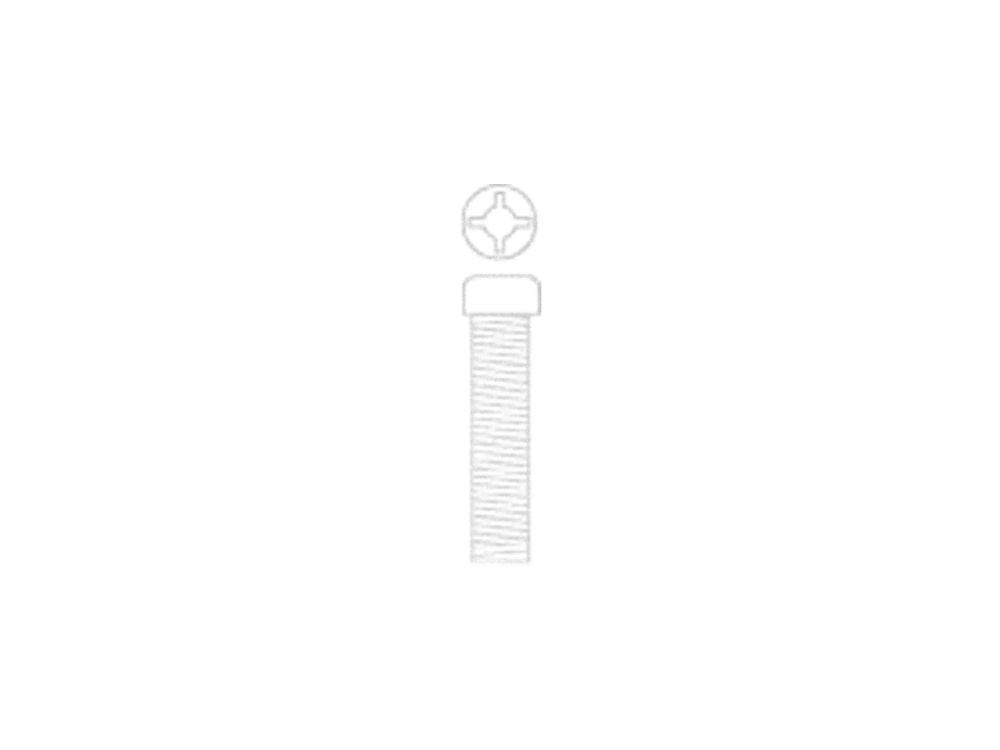 M3 x 12mm Nylon Screws - Pk.10