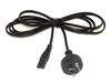 2 Meter 2 pin figure 8 power cable cord 2M Lead - techexpress nz
