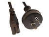 2 Meter 2 pin figure 8 power cable cord 2M Lead - techexpress nz