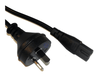 2 Meter 2 pin figure 8 power cable cord 2M Lead - techexpress nz