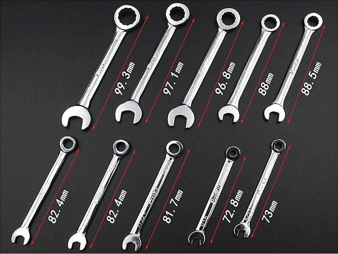 10 Piece Metric Spanner Set For Electronics