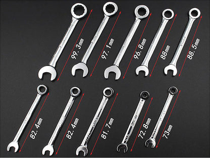 10 Piece Metric Spanner Set For Electronics