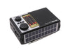 Solar Powered Rechargeable Portable AM FM Radio with LED light