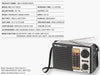 Solar Powered Rechargeable Portable AM FM Radio with LED light