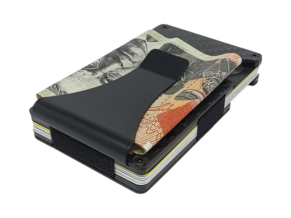 RFID Blocker Carbon Fibre and Aluminum Card Holder