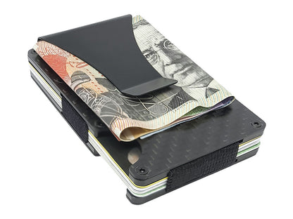 RFID Blocker Carbon Fibre and Aluminum Card Holder
