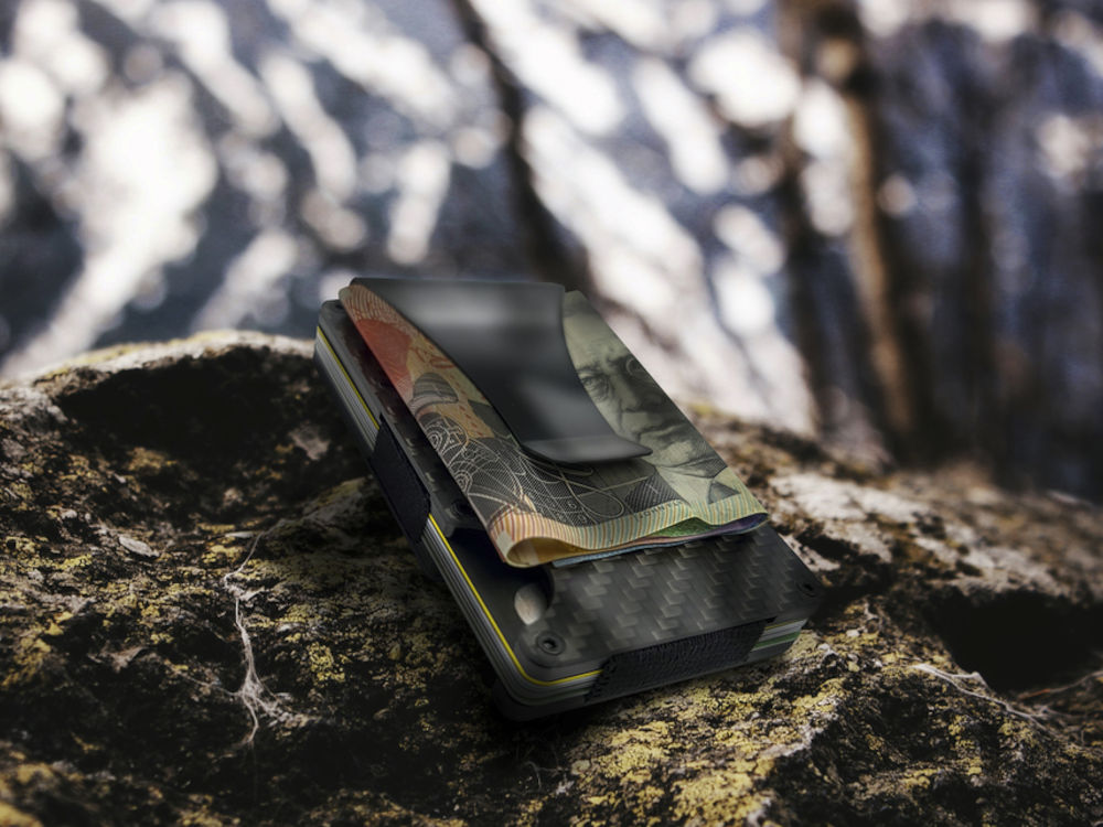 RFID Blocker Carbon Fibre and Aluminum Card Holder