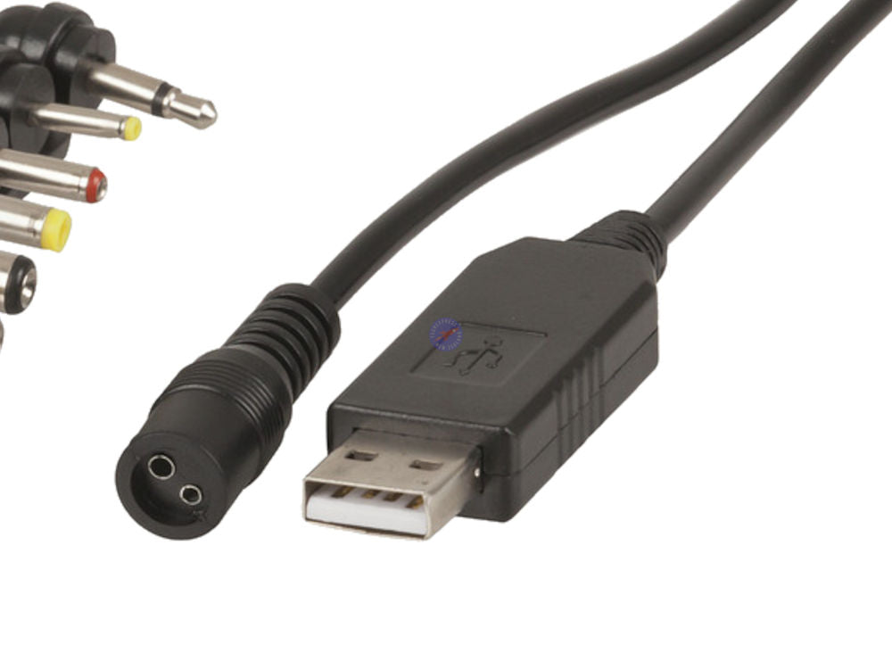 Universal USB 9V Step-Up Power Cable
